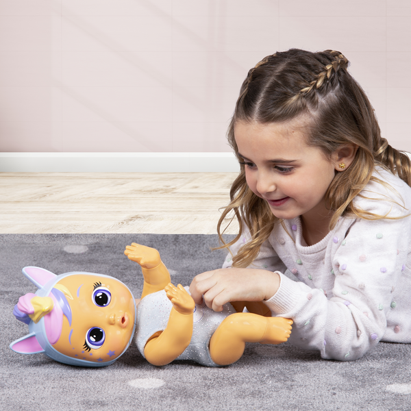 Baby doll that crawls and cries discount