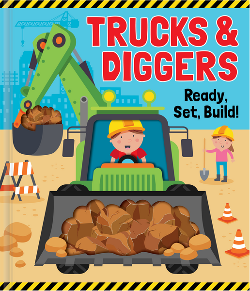 Trucks & Diggers - Peek Through Picture Book | Target Australia