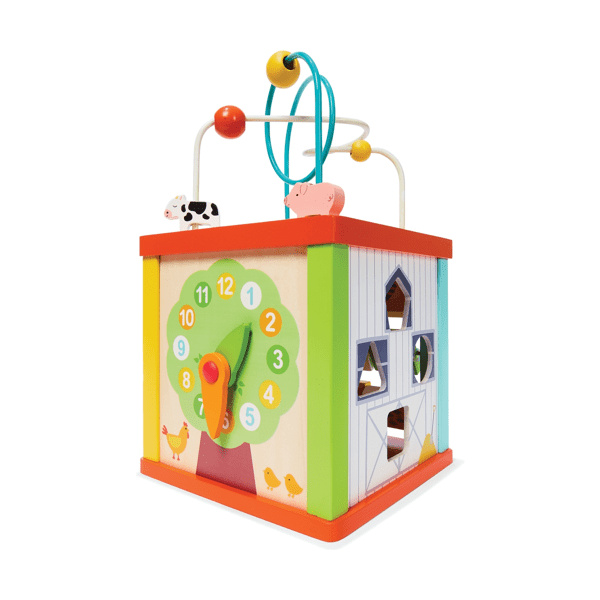 Kmart Wooden Learning Cube Wooden Activity Cube Anko Target Australia