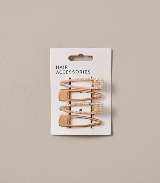 4 Pack Beaded Hair Clips Target Australia