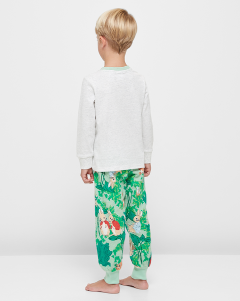 Family Matching Boys Junior Peter Rabbit Cotton Flannelette Pyjama Set