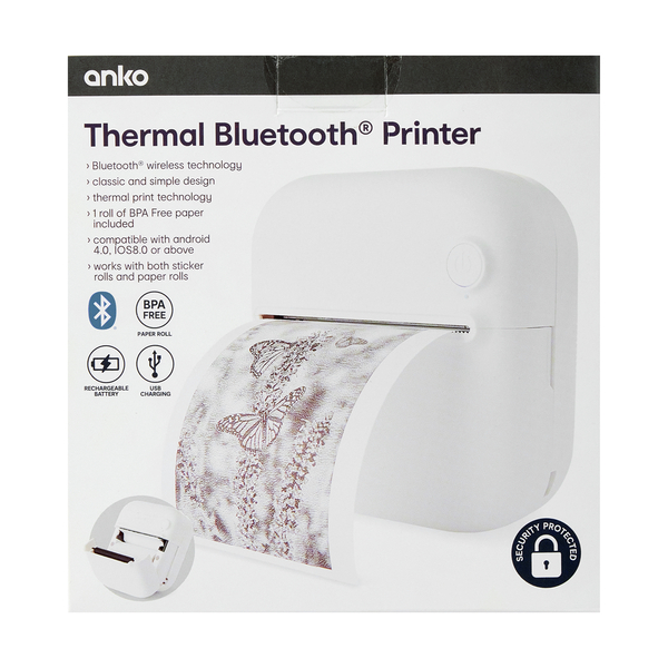 Thermal Bluetooth Printer - Anko