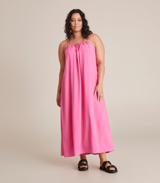 Resort Tie Front Maxi Dress Target Australia
