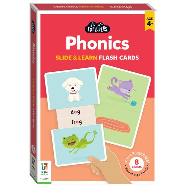 Junior Explorers Phonics Slide and Learn Flash Cards Target Australia