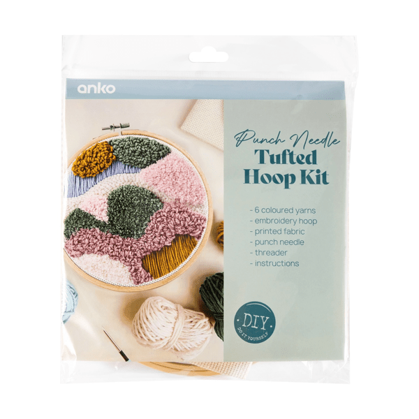 Punch Needle Tufted Hoop Kit Anko Target Australia