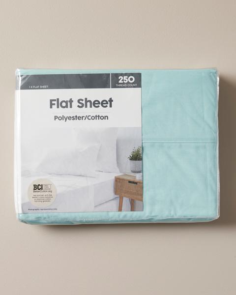 250 Thread Count Polyester Cotton Flat Sheet Target Australia