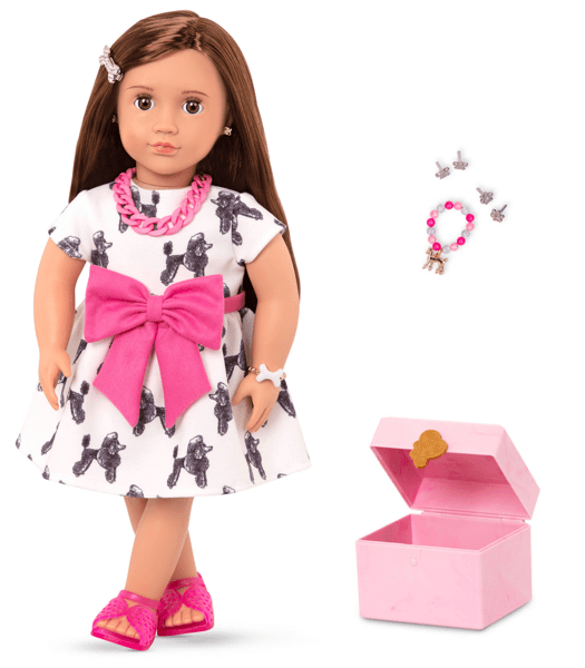 Our Generation Nancy 46cm Doll With Jewellery Box & Pierced Ears
