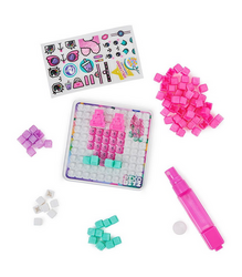 Pixobitz Metallic & Sparkly Feature Pack assorted ( ONLY SOLD in Display of  4 ) ( was RRP $24.99 ) - All Brands Toys Pty Ltd
