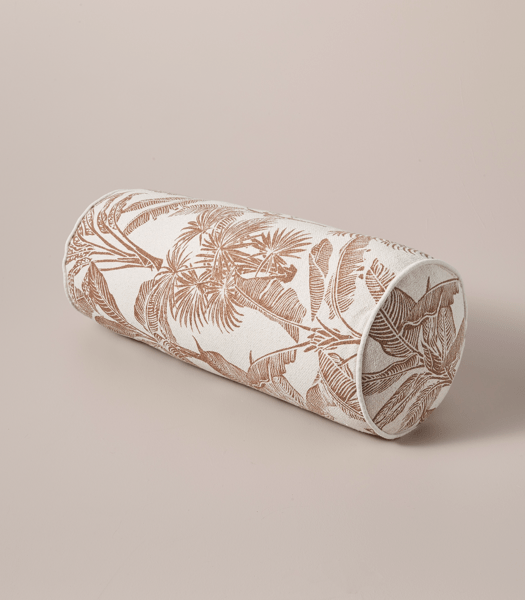 Sutton Palm Print Bolster Cushion Target Australia