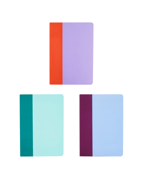 Anko 3 Pack of A5 2 Tone Notebooks | Target Australia