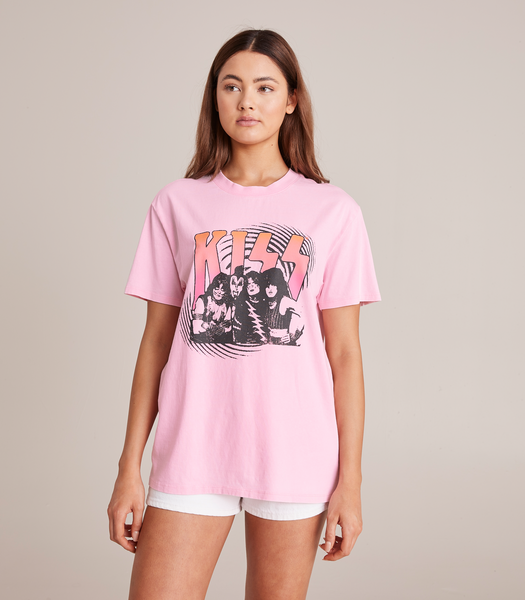 KISS Crew Neck Boxy T-Shirt | Target Australia