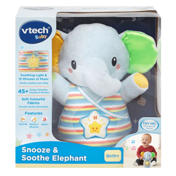 VTech Baby Snooze and Soothe Elephant Target Australia