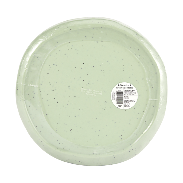 Pack Green Glazed Look Side Plates Anko Target Australia