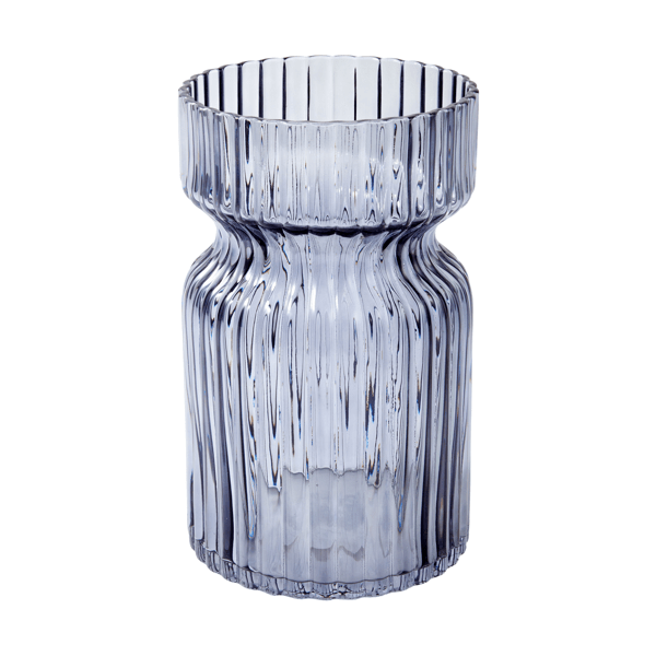 Ribbed Black Glass Vase - Anko | Target Australia