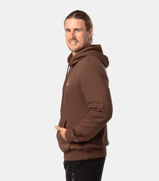 Piping Hot Long Sleeve Graphic Hoodie - Brown | Target Australia