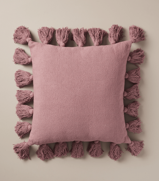Textured Tassel Cushion Target Australia