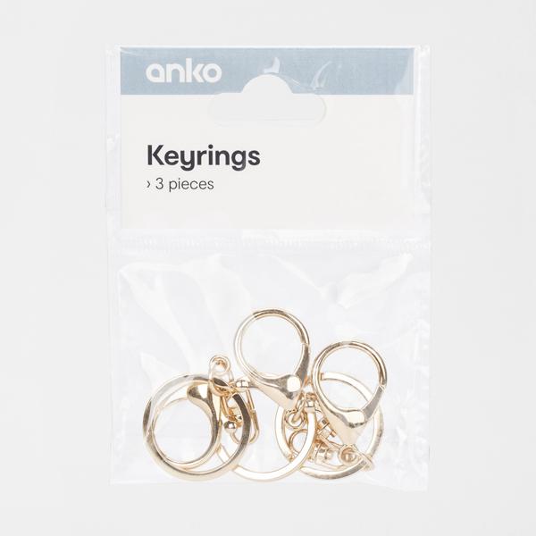 Keyrings, 3 Pack Anko Target Australia