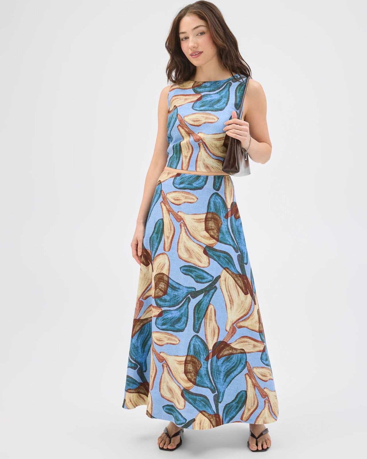 Lily Loves European Linen Maxi Skirt 2 of 5