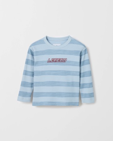 Australian Cotton Long Sleeve Stripe T-Shirt