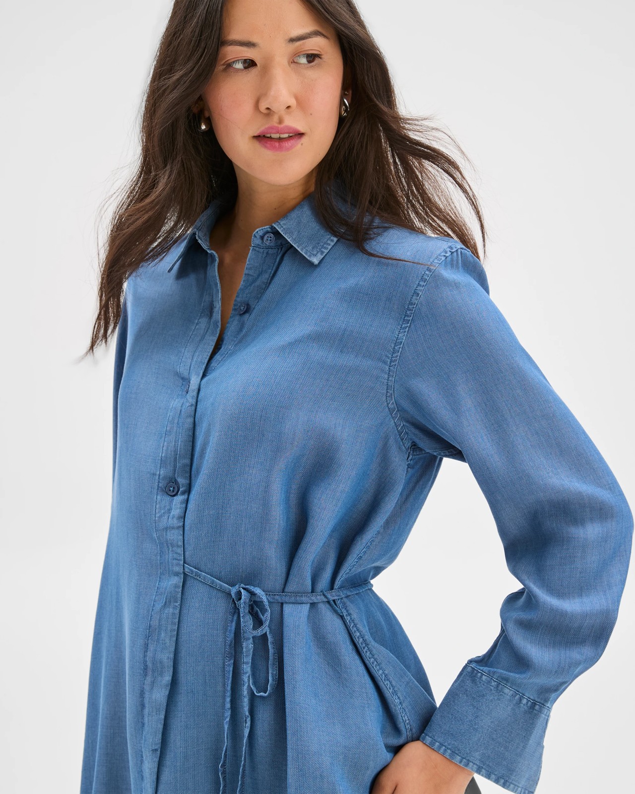 Chambray Tie Shirt 6 of 6