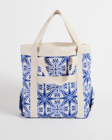 Canvas Printed Beach Tote Bag