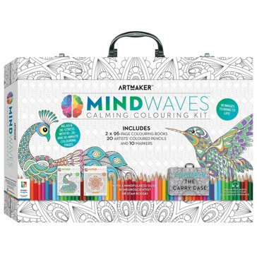 Art Maker Mindwaves Calming Colouring Kit