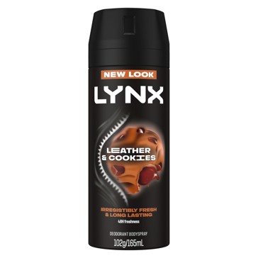Collision Deodorant Bodyspray, Leather and Cookies - LYNX