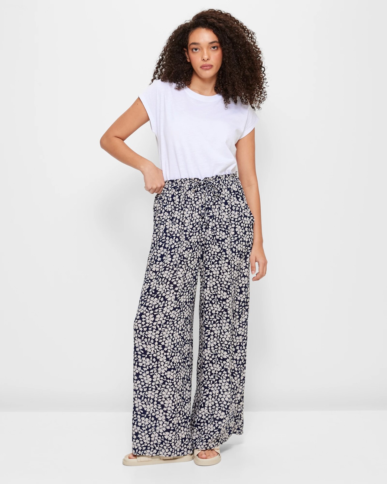 Crinkle Wide Leg Pants | Target Australia