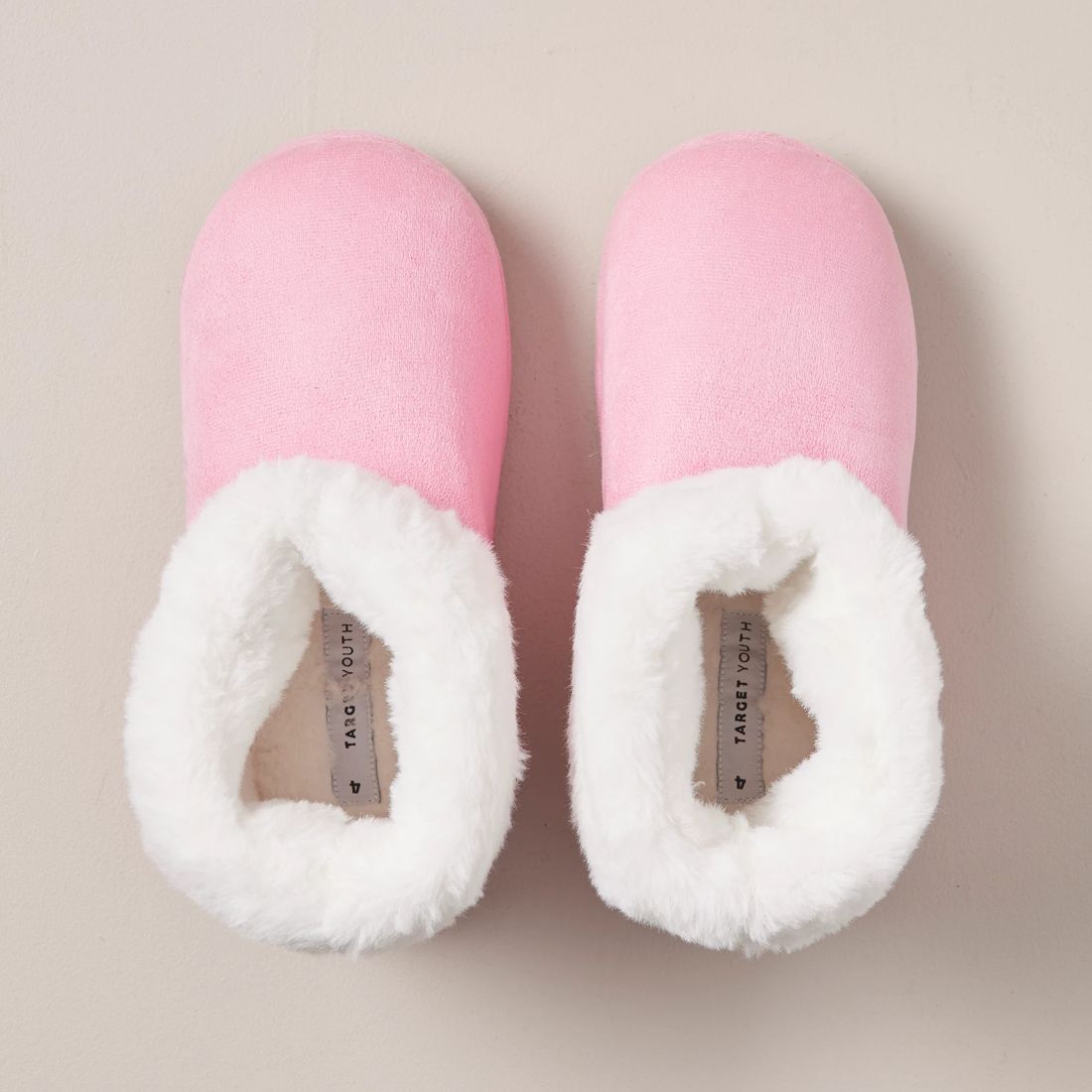 Youth Fluffy Turn Down Slipper Boots | Target Australia