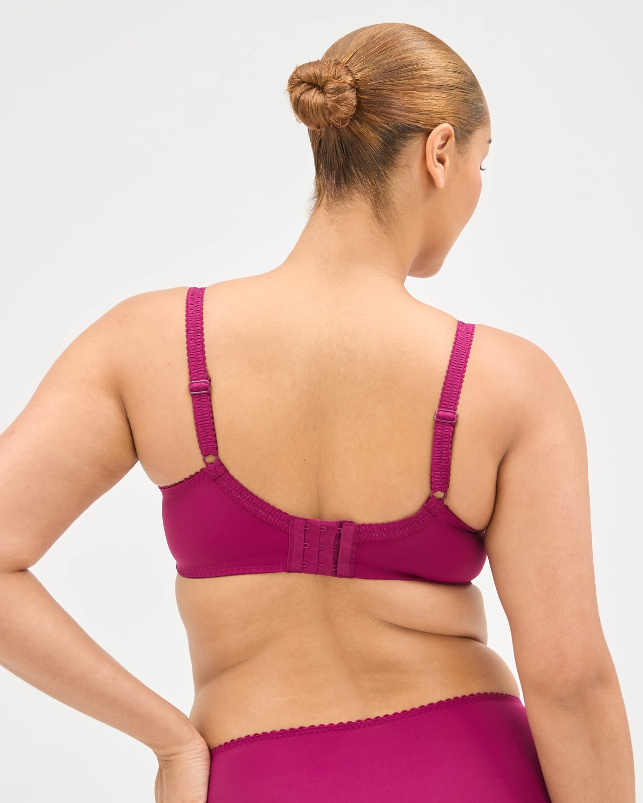 Fuller Figure Lizzy Soft Cup Underwire T-Shirt Bra - Magenta Purple 5 of 6