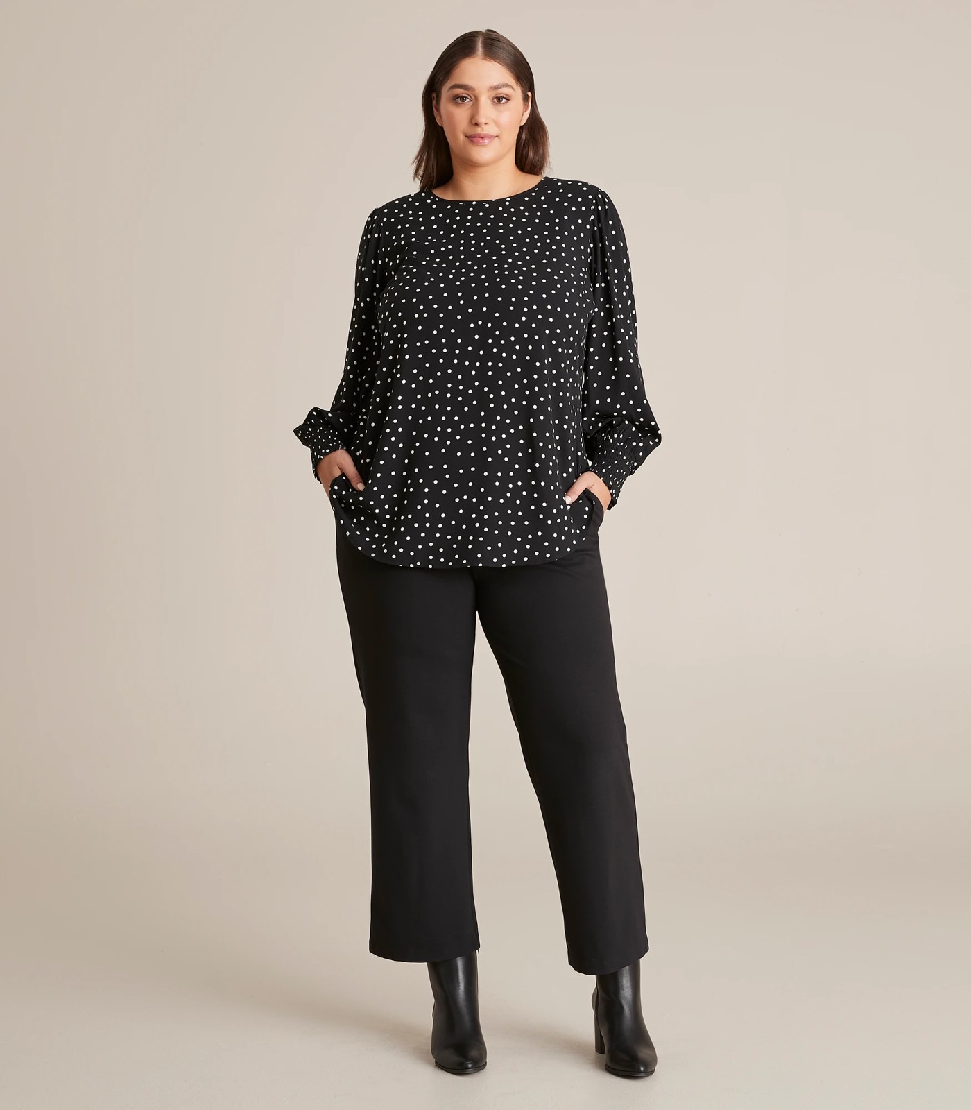 Curve Shirred Cuff Blouse 2 of 5