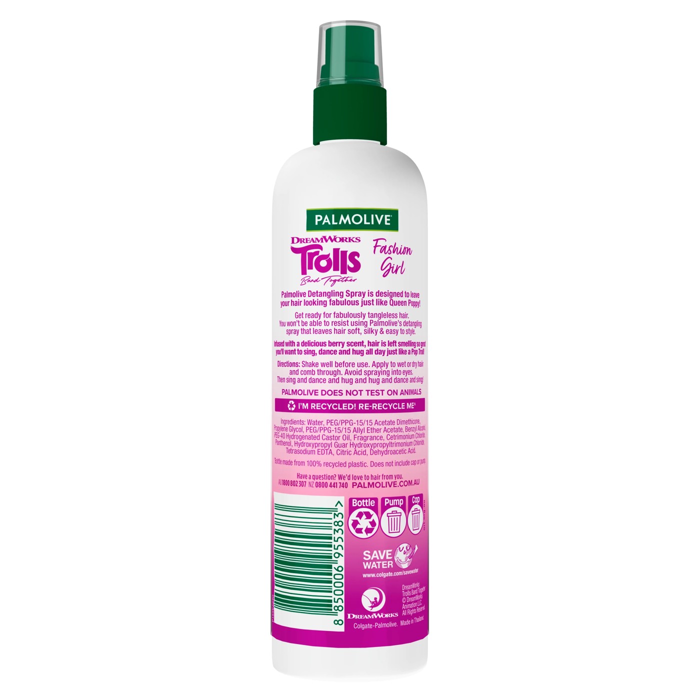 Palmolive Fashion Girl Detangling Spray - Rose Kisses 2 of 6
