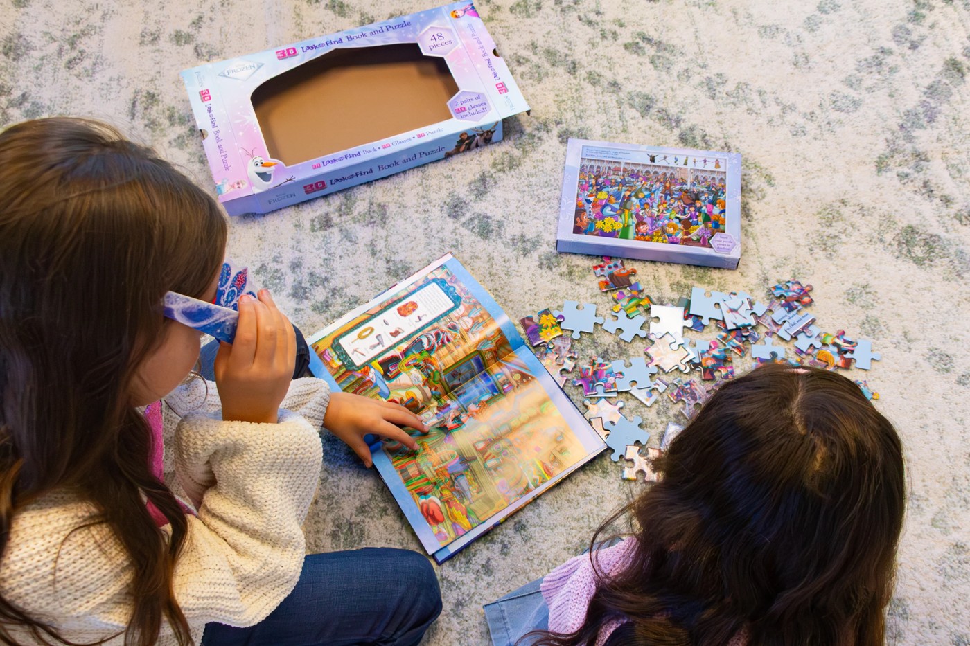 Disney Frozen: 3D Look and Find Book and Puzzle Set 5 of 5