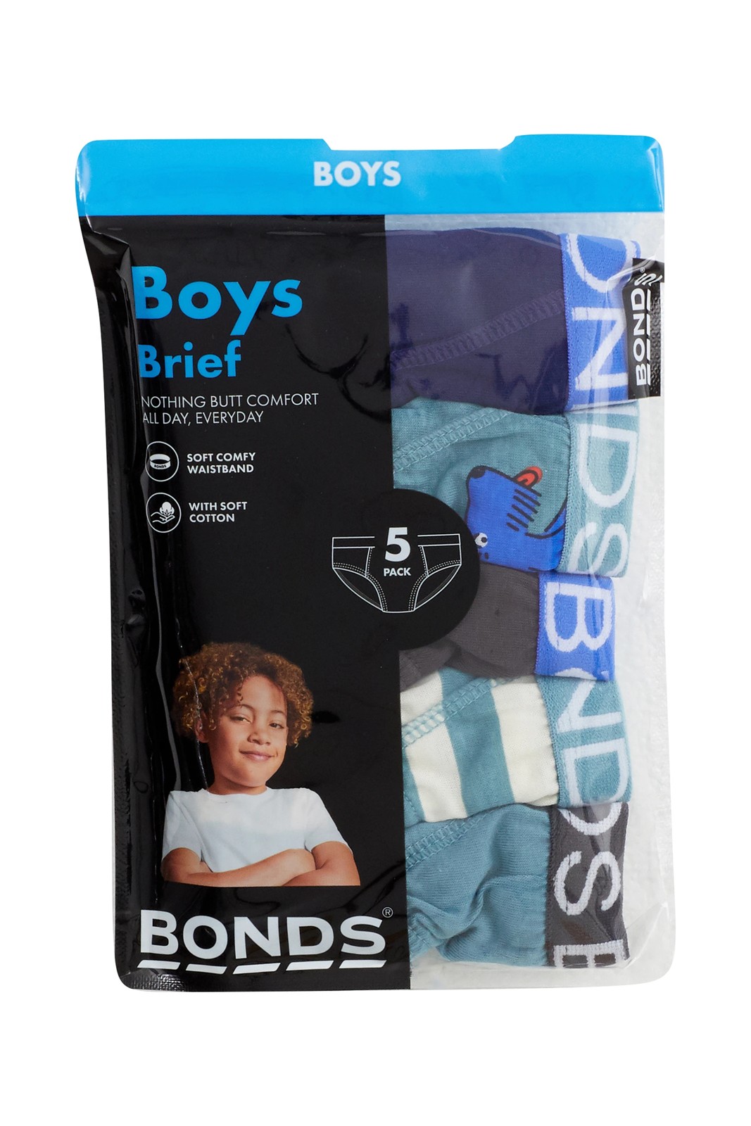 Bonds 5 Pack Boys Briefs - Bob The Dog 3 of 3