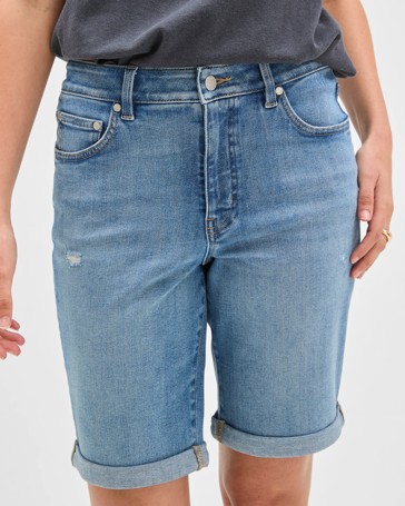Shape Your Body Denim Bermuda Shorts