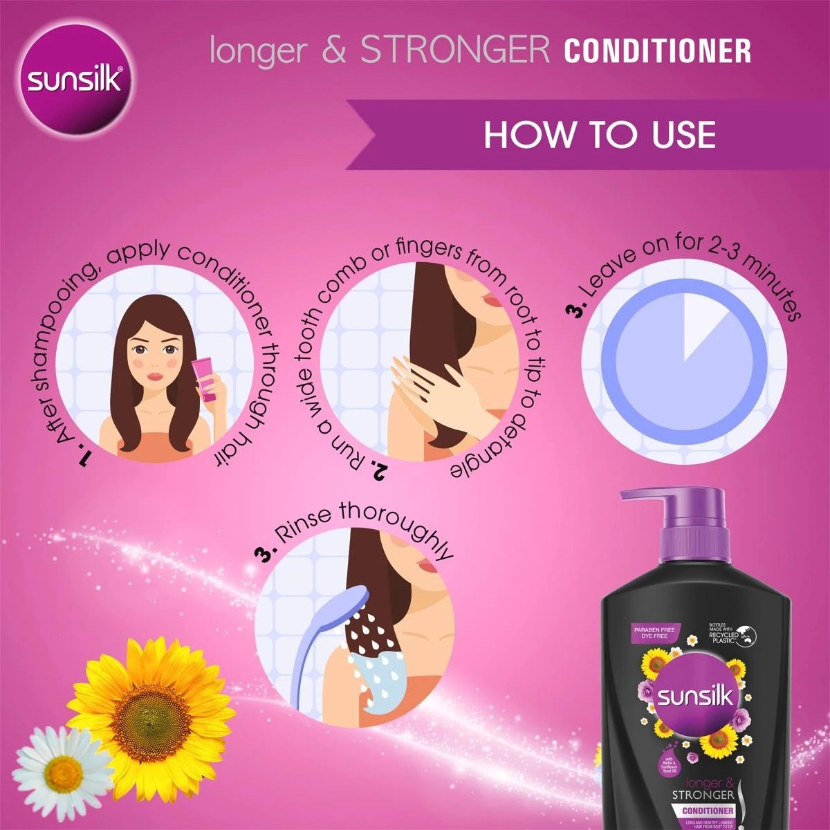 Sunsilk Co-Creations Longer & Stronger Conditioner 700ml 6 of 6