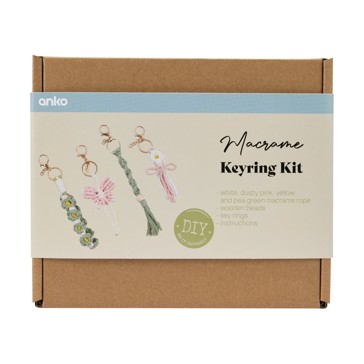 Macrame Keyring Kit - Anko