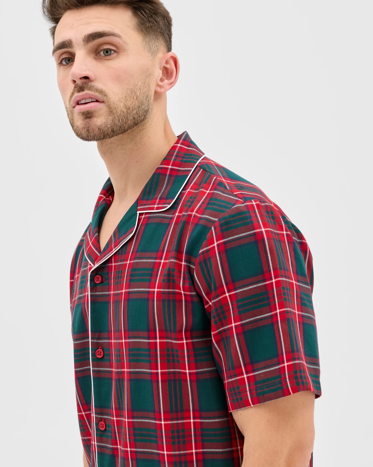 Family Matching Christmas Australian Cotton Mens Pyjama Set - Tartan 5 of 5