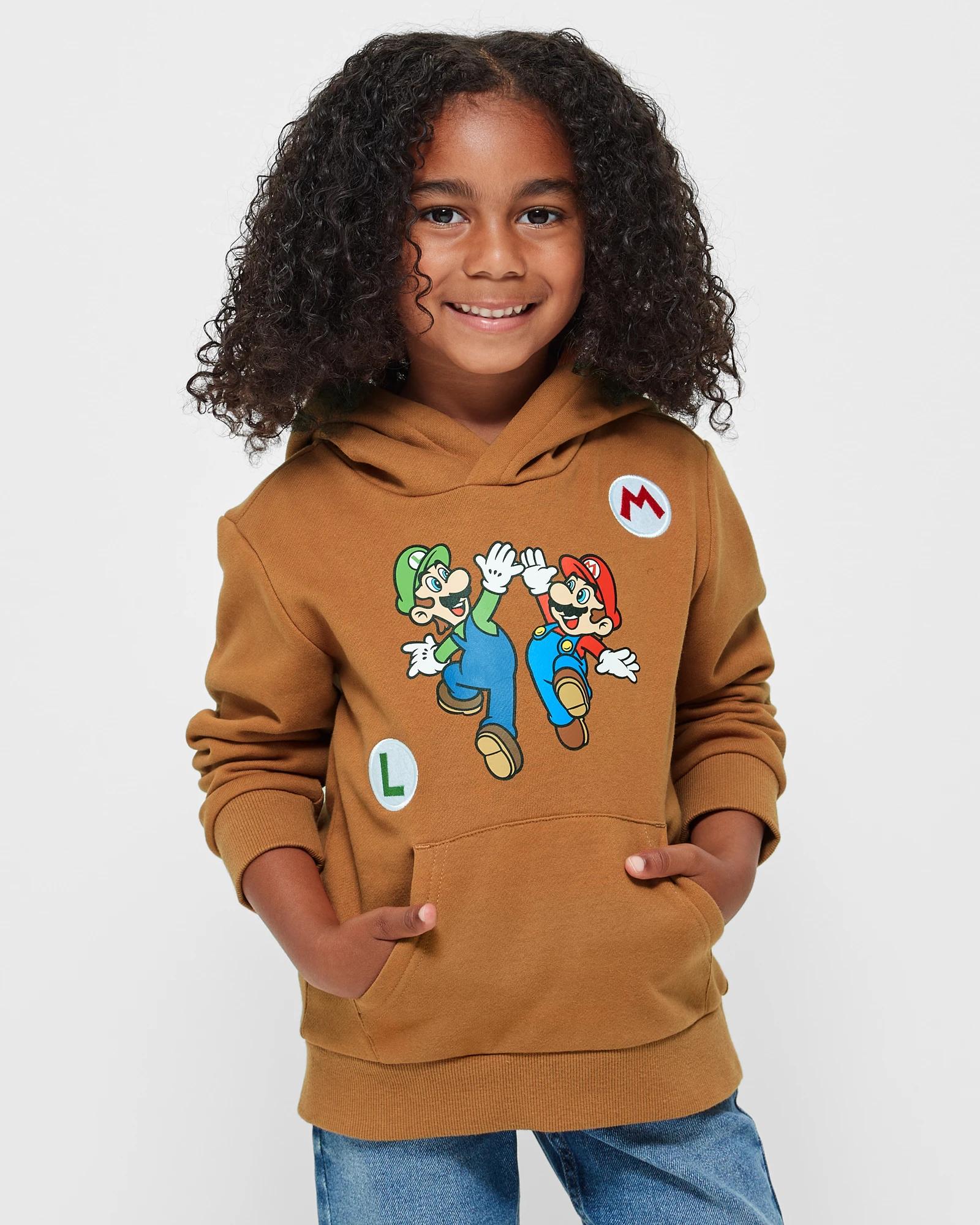 Kids mario hoodie best sale