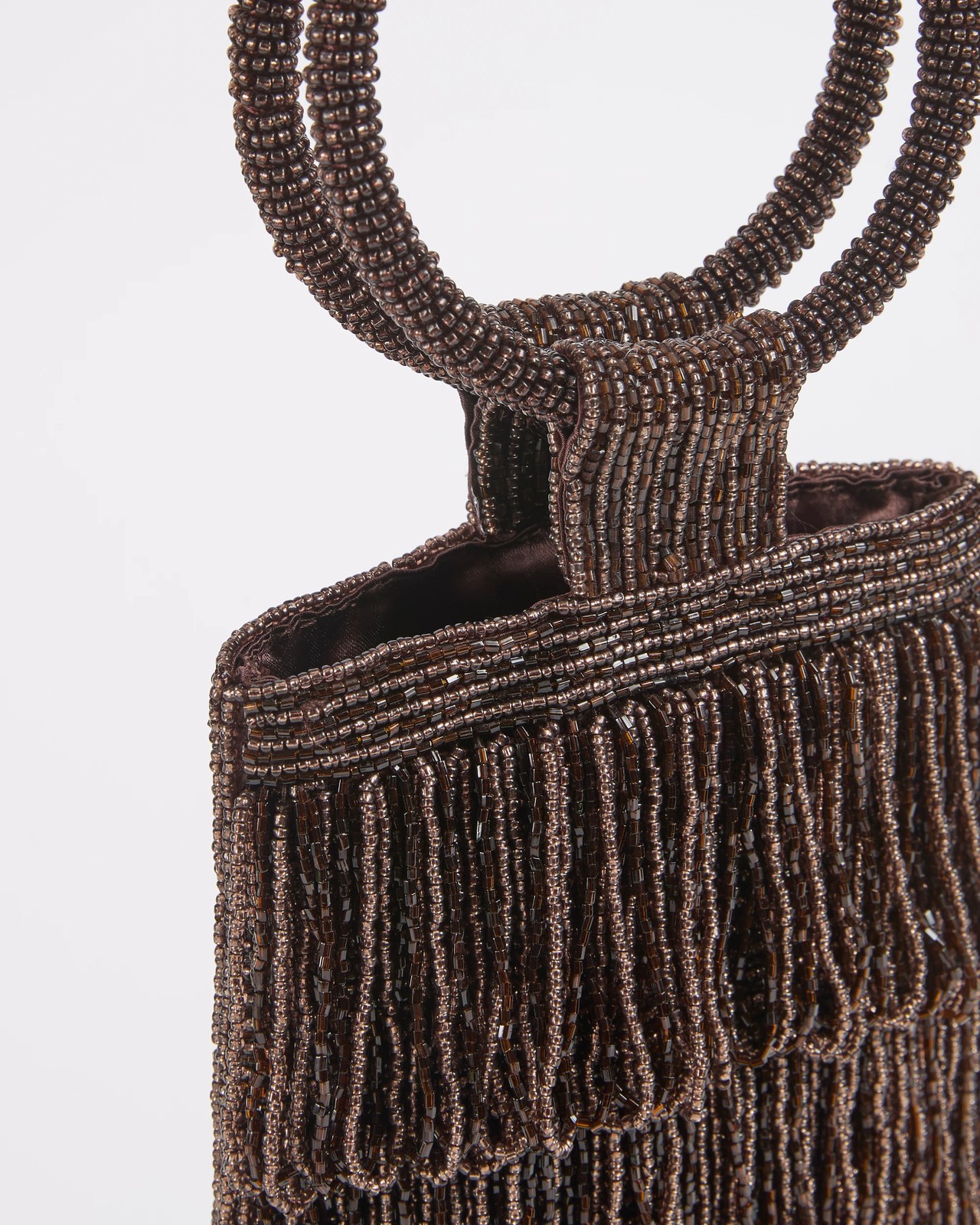 Beaded Ring Handle Bag 2 of 2