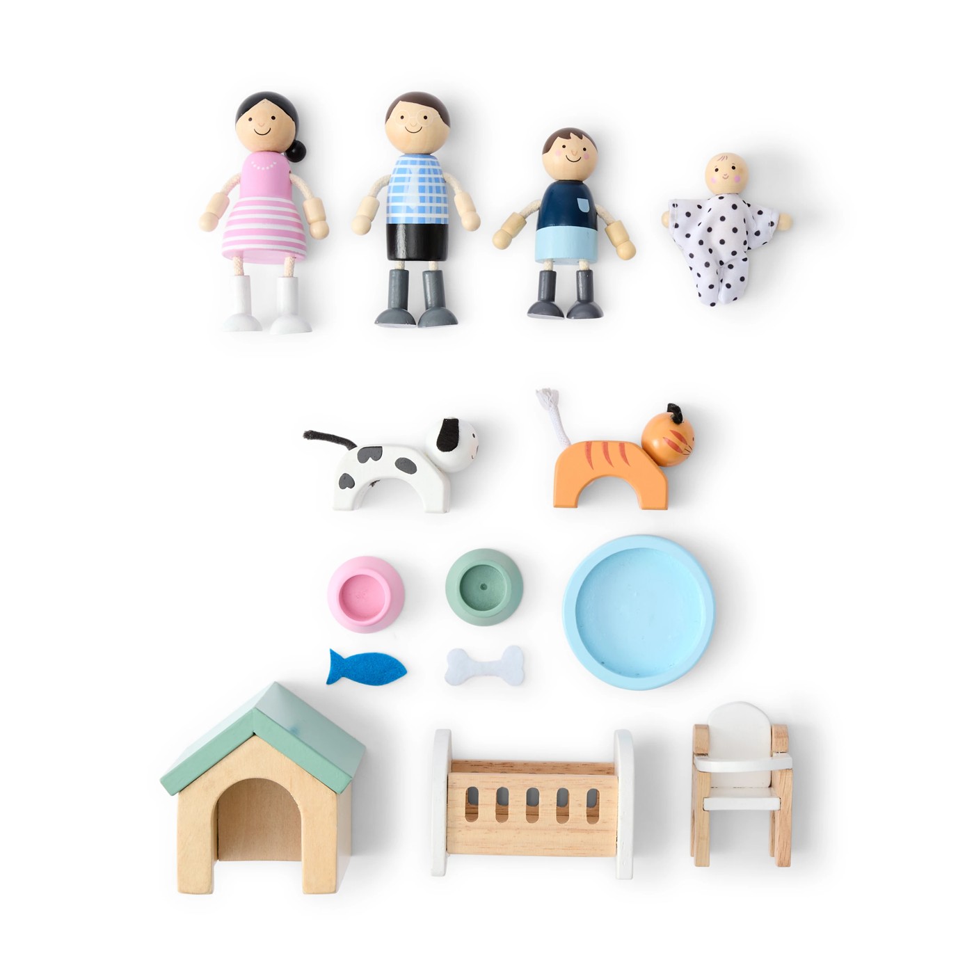 Anko 14 Piece Wooden Family Set 5 of 5