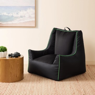 Gaming Beanbag, Black - Anko