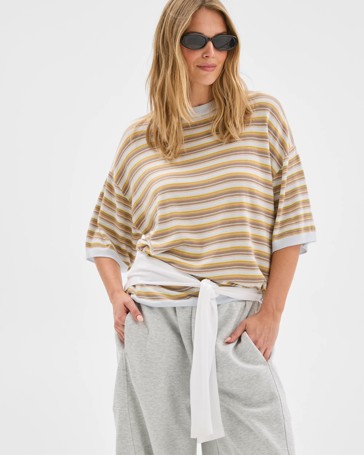 Lily Loves Striped Knit T-Shirt