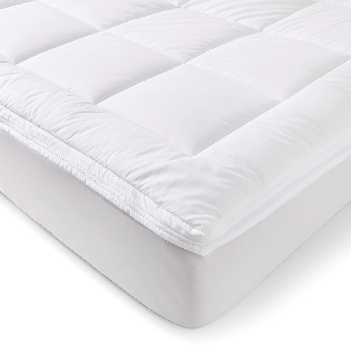 Anko Washable Dual Layer Mattress Topper, Double Bed - White 5 of 6