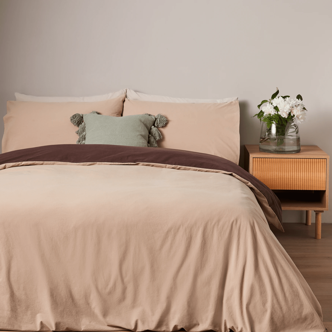 Arlo Stonewash Quilt Cover Set Target Australia