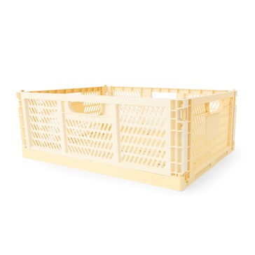 Anko 30L Collapsible Crate - Large, Yellow
