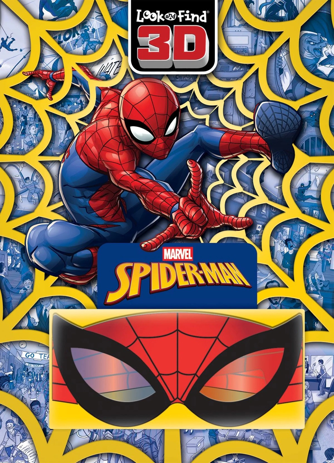 Marvel Spider-Man: 3D Look and Find Book and Puzzle Set 6 of 6