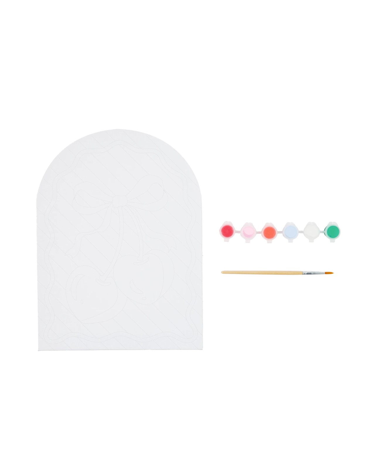 Anko Paint Your Own Canvas Art Kit- Cherry 2 of 4