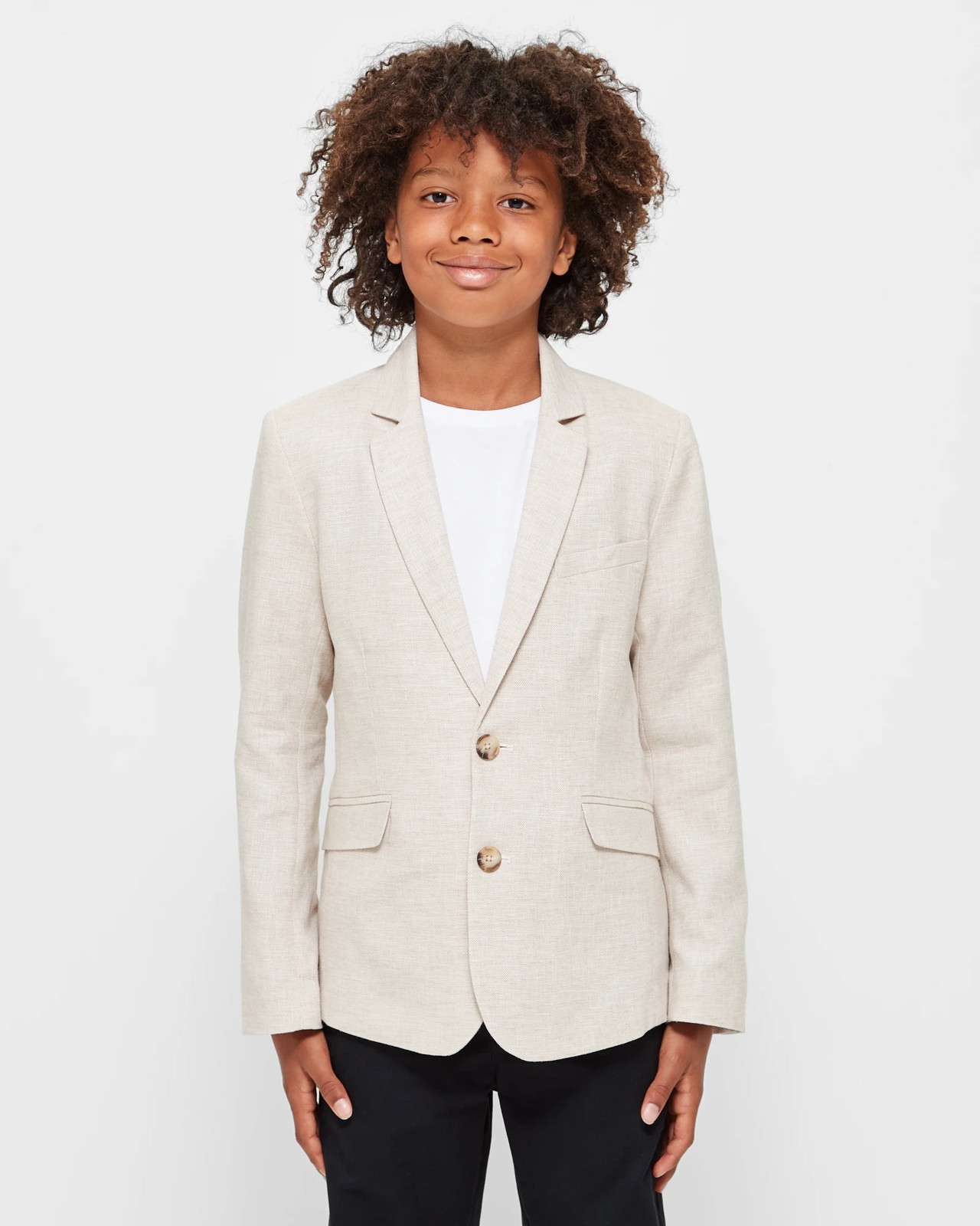 Linen Blend Boys Suit Jacket Target Australia