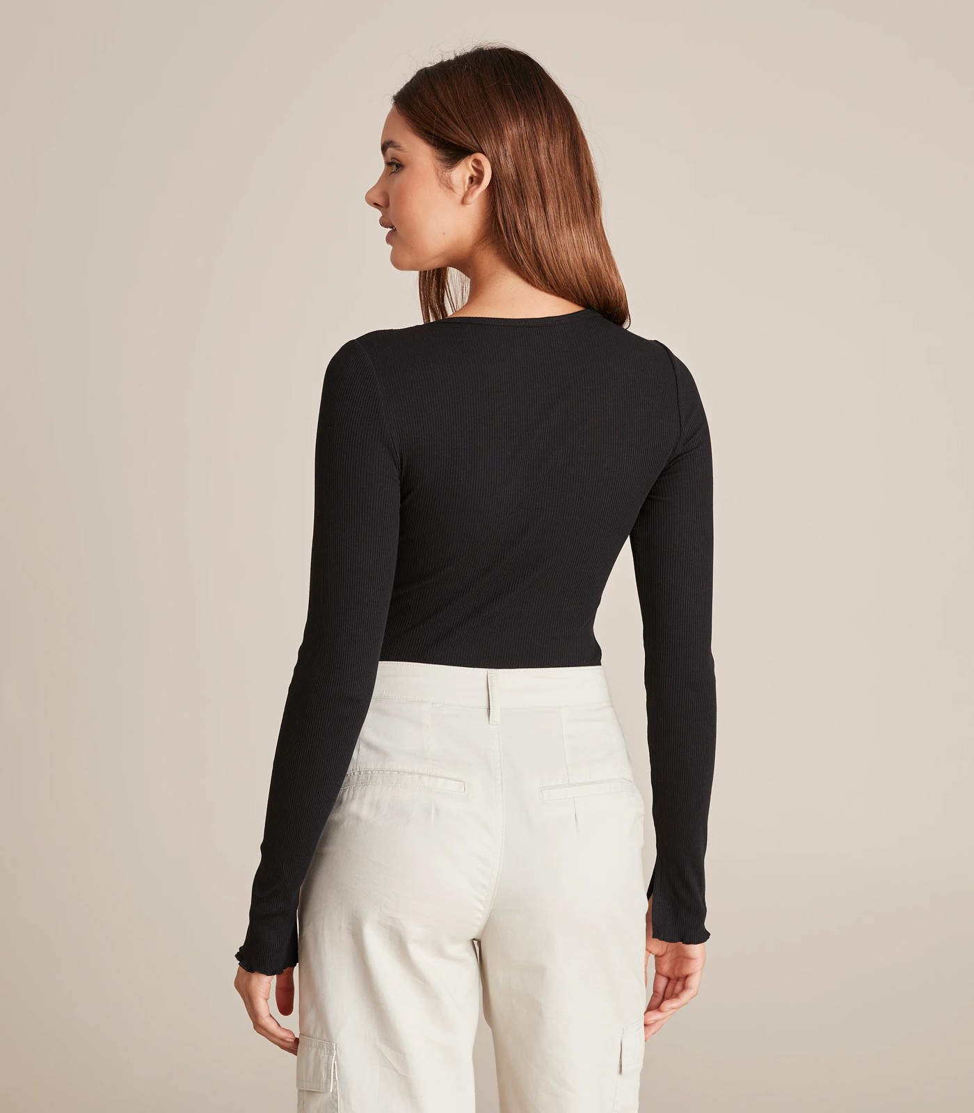 Lily Loves Ribbed Scoop Neck Bodysuit 5 of 5